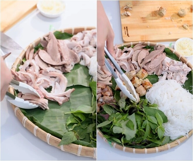 Mỹ nhân việtlàm mẹt lòng heo chấm mắm tôm ngon nhức nách chỉ cách để không bị hôi tí nào - 13