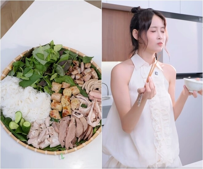 Mỹ nhân việtlàm mẹt lòng heo chấm mắm tôm ngon nhức nách chỉ cách để không bị hôi tí nào - 15
