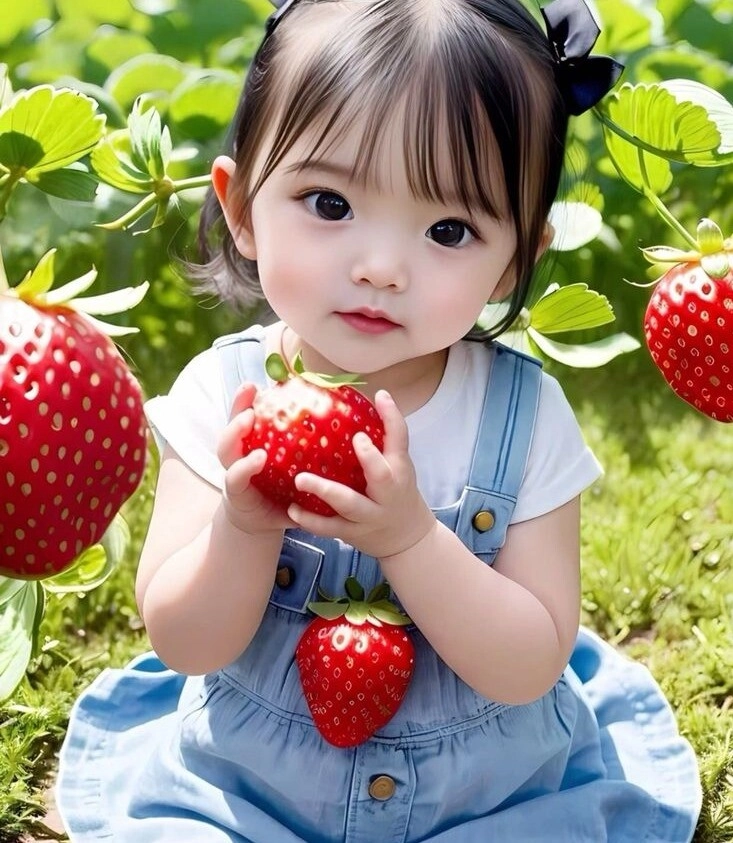 Những khoảnh khắc đáng yêu và siêu hài của các búp măng non khi ăn trái cây - 4