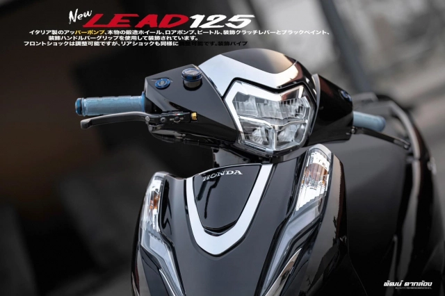 Ninja lead độ cặp phuộc độc đáo không thể tìm thấy ở bất cứ chiếc xe nào - 12