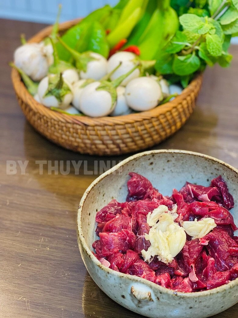 Nộm cà pháo thịt bò giòn ngon chua chua ngọt ngọt ăn cực thích - 2