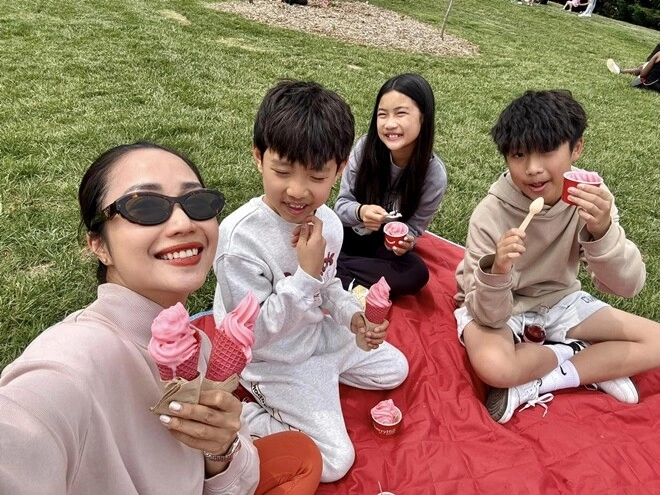 Ốc thanh vân quay clip đi hái cherry ai cũngchú ý bé cola thiếu nữ 11 tuổi hợp nước úc chân dài dáng đẹp sau 10tháng định cư - 2