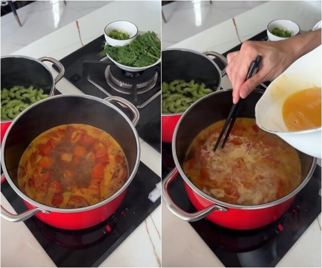 Ông chủ ở nhà 45 tỷ khoe mâm cơm thanh đạm nhiều người nghĩ giúp việc hay mẹ tôi nấu rồi tôi quay - 2
