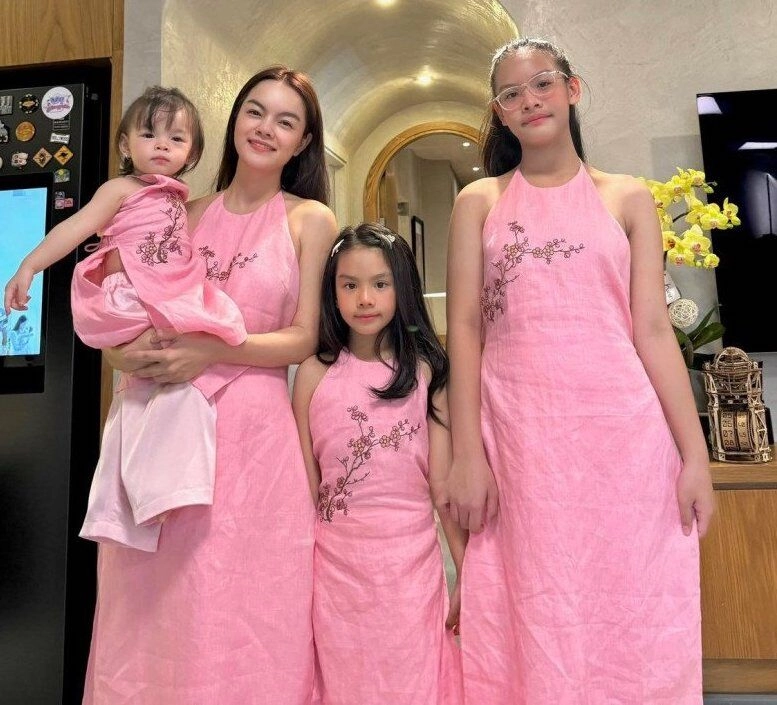 Phạm quỳnh anh chiều cao khiêm tốn nhưng con gái 12 tuổi đã cao gần 1m7 mẹ 3 con lên mạng cầu cứu - 2