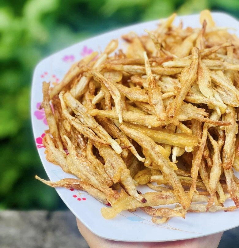 Phần này của hoa chuối thường bị vứt đi nhưng đem chiên lại được món cực phẩm - 10