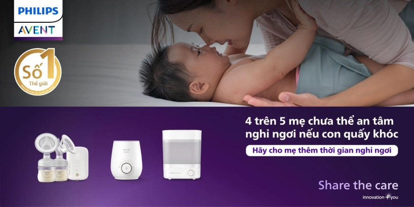 Philips avent lan tỏa thông điệp hãy cho mẹ thêm thời gian nghỉ ngơi - 1