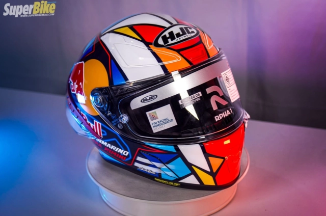 Ra mắt hjc rpha1 red bull misano gp hàng hiếm - 3