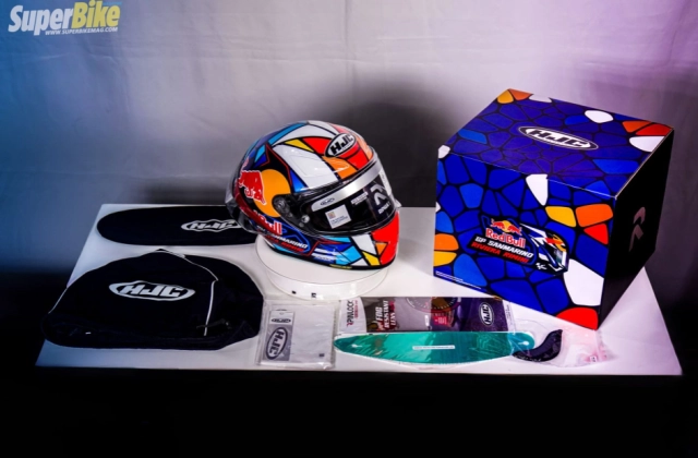 Ra mắt hjc rpha1 red bull misano gp hàng hiếm - 15