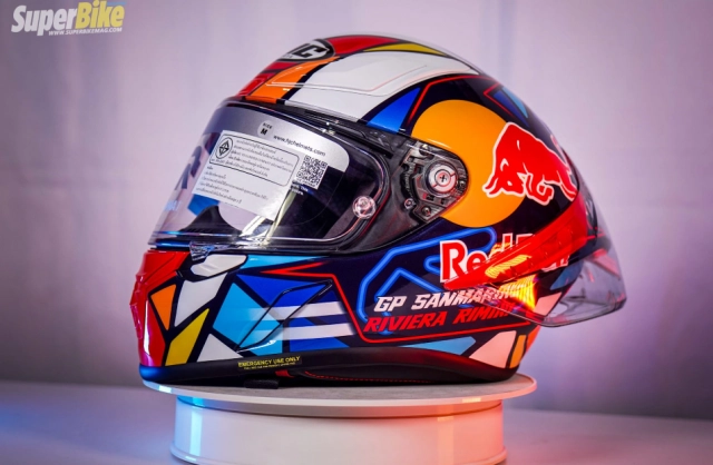 Ra mắt hjc rpha1 red bull misano gp hàng hiếm - 16