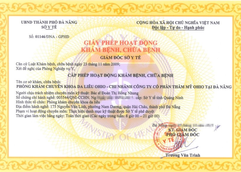Review phòng khám da liễu tại đà nẵng được cấp phép hoạt động của sở y tế - 1