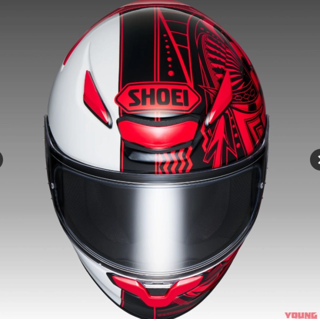 Shoei z-8 beaut với đồ họa bất đối xứng sẽ ra mắt vào tháng 8 - 5