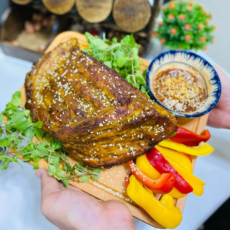 Sườn nướng tảng ngũ vị cực dễ làm mà ngon miệng thơm nức ai ăn cũng thích - 8