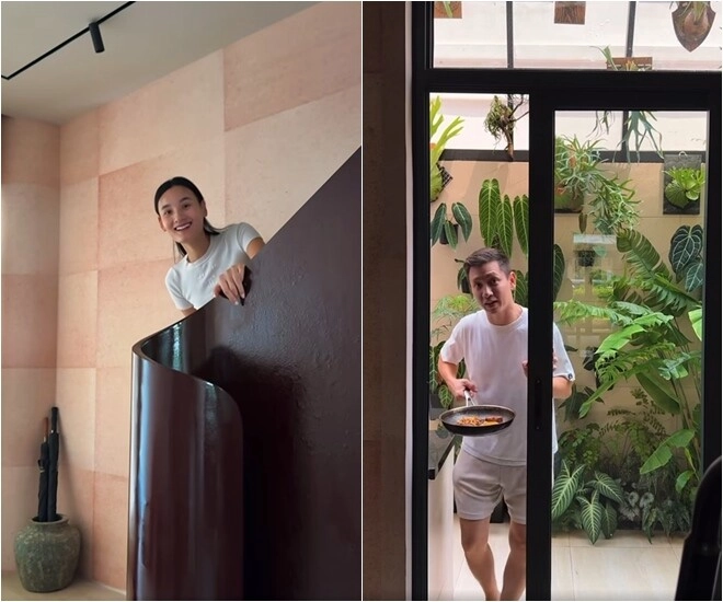 Sướng như lê thúy chồng điển trai nấu món xịn trong nhà mới vào tận giường gọi vợ yêu dậy ăn sáng - 10