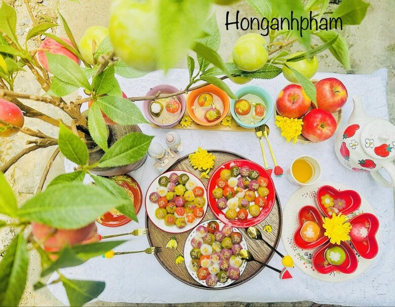 Tết hàn thực 2025 chị em chia sẻ hình ảnh bánh trôi bánh chay đủ màu sắc kiểu dáng rực rỡ - 15