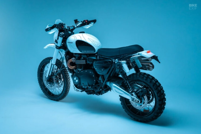Triumph scrambler 1200 alps edition vừa ra mắt khiến việc độ xe dễ như chơi lego - 9