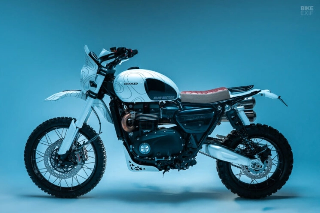Triumph scrambler 1200 alps edition vừa ra mắt khiến việc độ xe dễ như chơi lego - 11