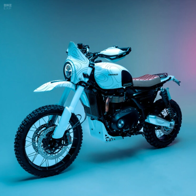 Triumph scrambler 1200 alps edition vừa ra mắt khiến việc độ xe dễ như chơi lego - 12