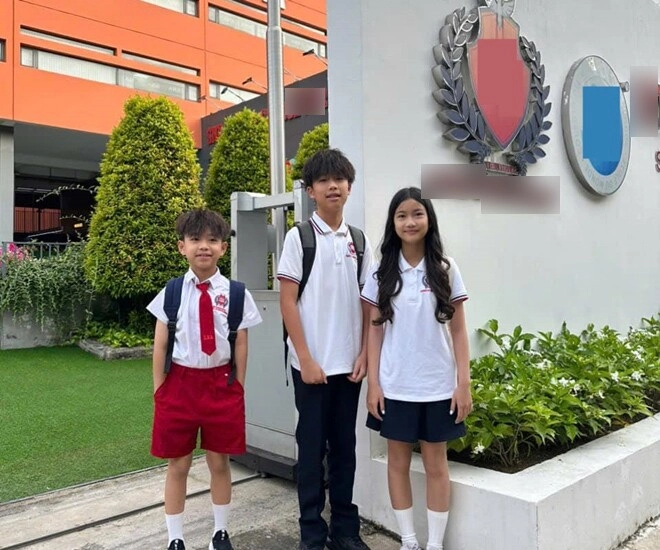 Trở về sau chuyến định cư 1 năm 3 con ốc thanh vân ngày đầu đi học lại trường quốc tế ở việt nam học phí 15 tỷnăm đắt hơn cả ở úc - 1