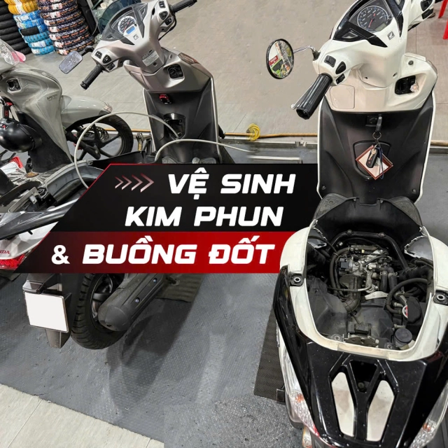 Vệ sinh kim phun buồng đốt bằng dung dịch chuyên dụng bg phục hồi động cơ như mới - 1