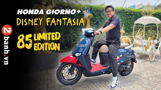 video đánh giá chi tiết honda giorno phiên bản đặc biệt disney fantasia vừa về việt nam - 1