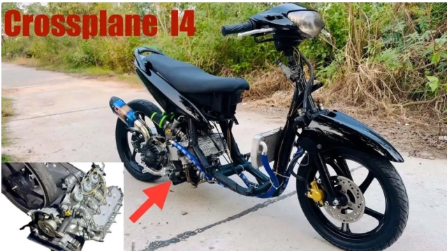 video yamaha mio độ động cơ 4 máy - tuyệt phẩm sáng tạo không tưởng - 1