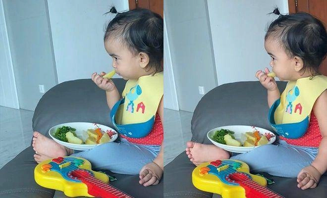 Võ hạ trâm khoe bữa cơm nấu cho con gái lai ấn nhìn kỹ không một miếng thịt - 3