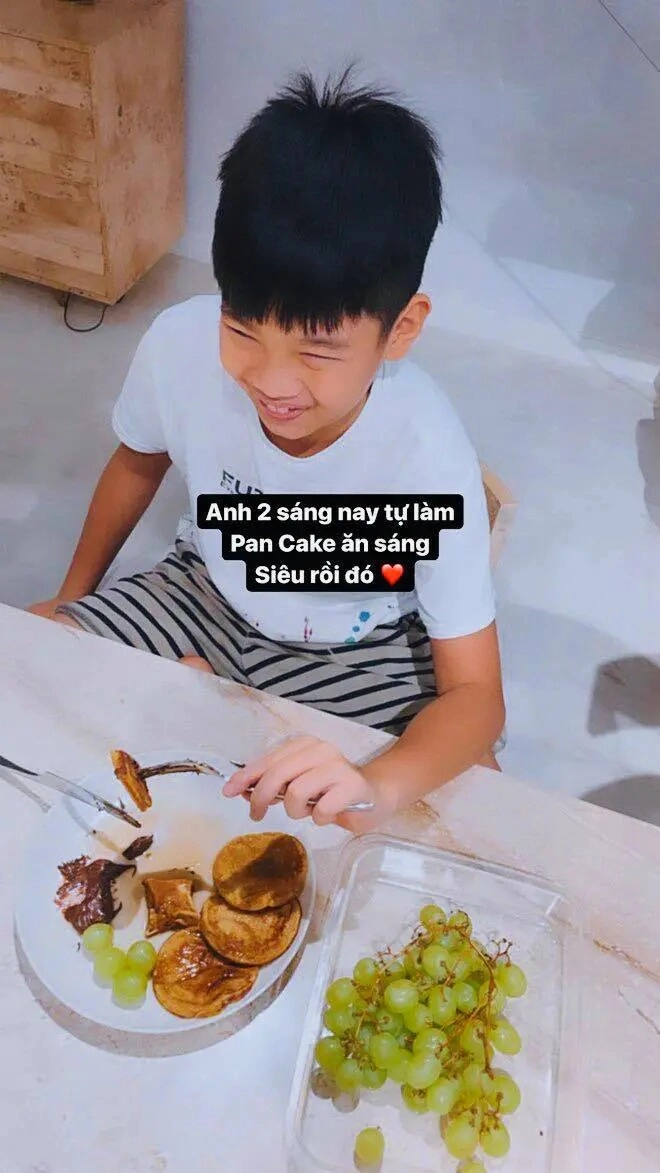 Vừa khoe thành tích của cậu út leon nay hồ ngọc hà lại tiếp tục báo tin mừng liên quan đến con trai 14 tuổi subeo - 3