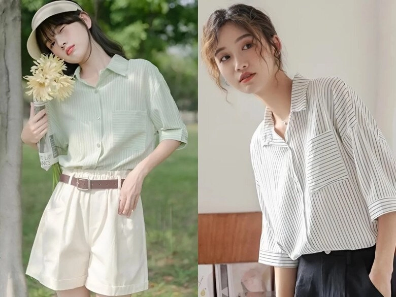 4 chiếc áo sơ mi mà tôi đang phát cuồng chị em nên sở hữu một chiếc để trông thon gọn hơn và che đi mỡ thừa - 8