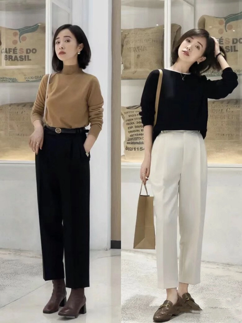 4 kiểu quần phụ nữ 30 mặc đẹp hơn hội gái trẻ chị em chỉ cần một chiếc có thể mặc quanh năm lại độ dáng hiệu quả - 4