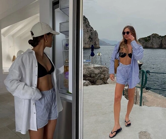 8 cách phối sơ mi đi biển chuẩn fashionista mặc xong nhan sắc thăng hạng cứ chụp ảnh là xinh hết nấc - 3
