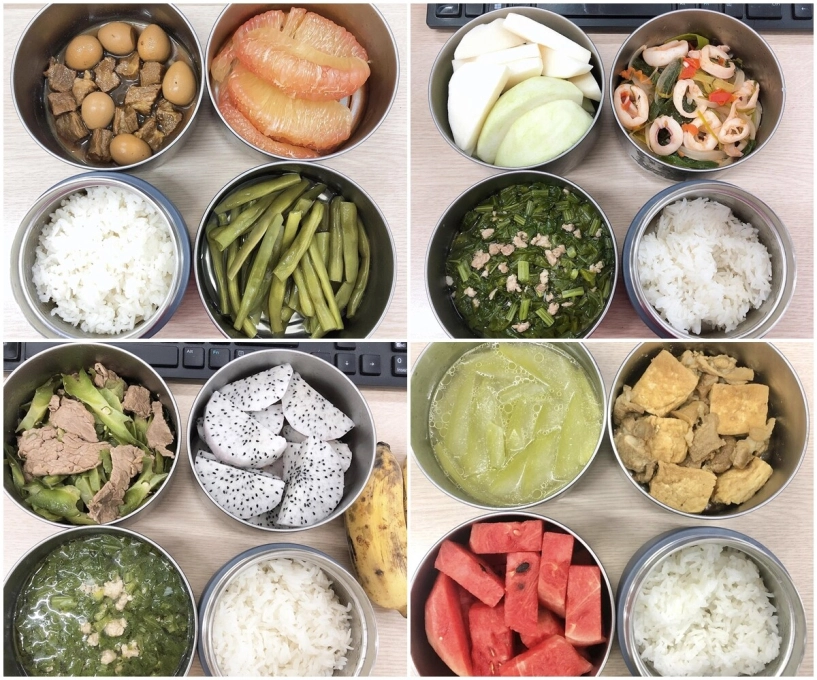 9x khoe loạt cơm mang đi làm do chồng nấu hội chị em đồng nghiệp ghen đỏ mắt - 3