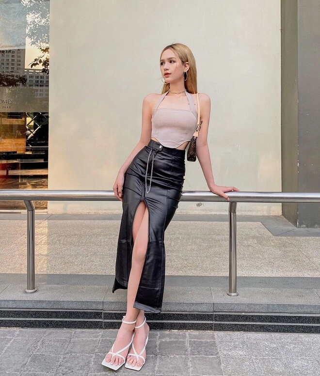 Bạn gái hotgirl 2k2 của gil lê chăm diện mốt váy ôm sát cơ thể vóc dáng tuổi đôi mươi khiến dân tình khen nức nở - 10