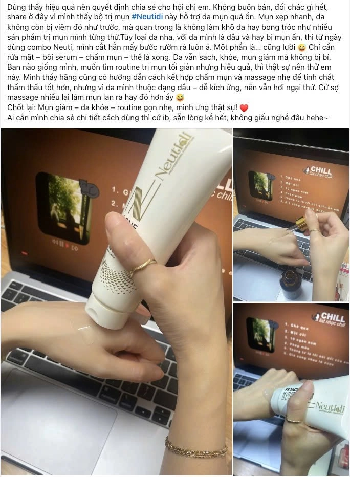 Bật mí bộ sản phẩm hỗ trợ giảm mụn đang được hội skincare chia sẻ rần rần - 2