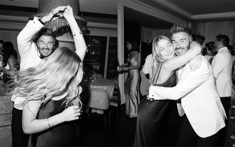 Becks ôm ấp khiêu vũ với con gái - 2