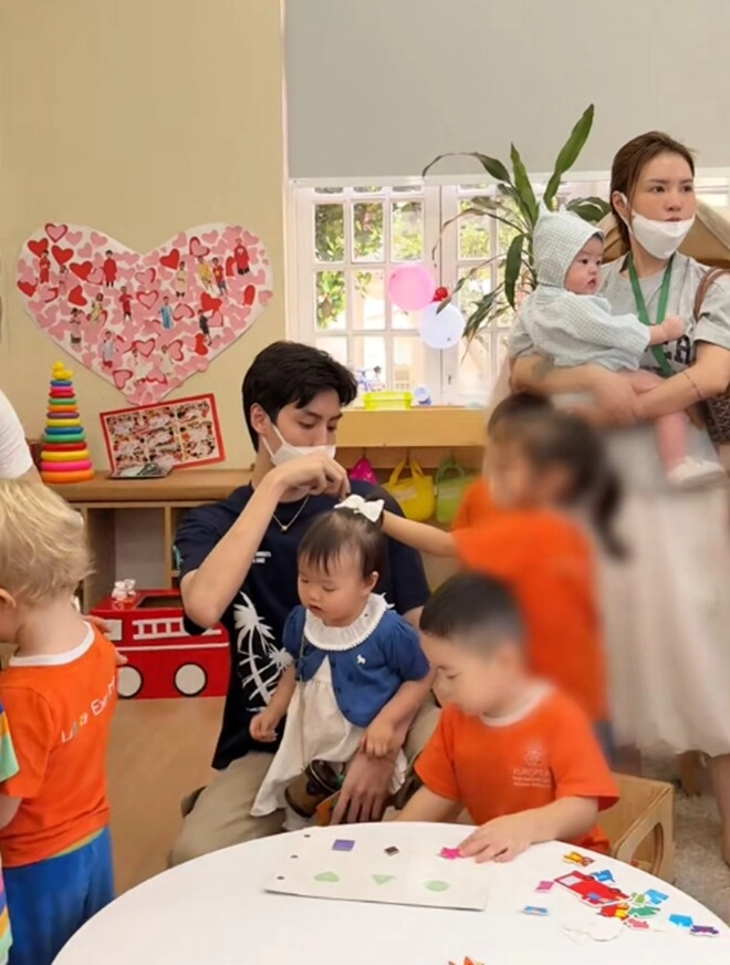 Bố hải dương chi 120 triệu mua đồ hiệu cho con nhập học mẫu giáo bé gái đeo túi lv nổi bật nhất trường - 3