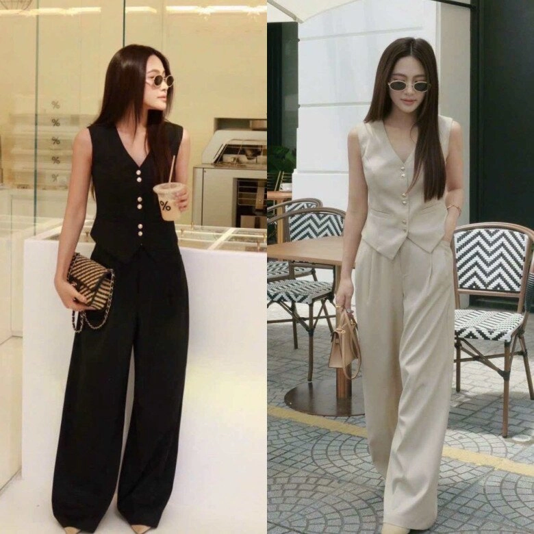 Bỏ qua áo phông sơ mi nhạt nhẽo hội mỹ nhân việt diện quần ống rộng với kiểu áo này giúp cao - gầy - sang tức thì - 10