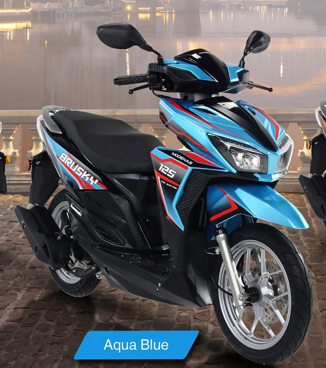 Brusky 125 mẫu xe ga hoàn toàn mới của kawasaki vừa ra mắt với giá bán khoảng 315 triệu đồng - 4
