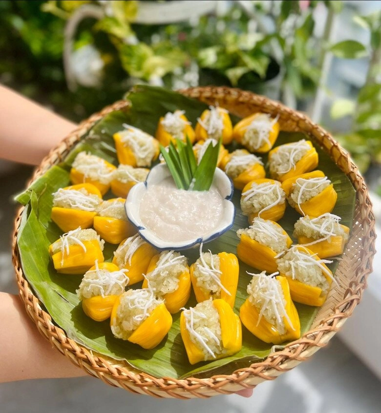 Bữa sáng làm xôi mít vừa ngon ngọt lại dẻo thơm béo ngậy ai ăn cũng thích - 6