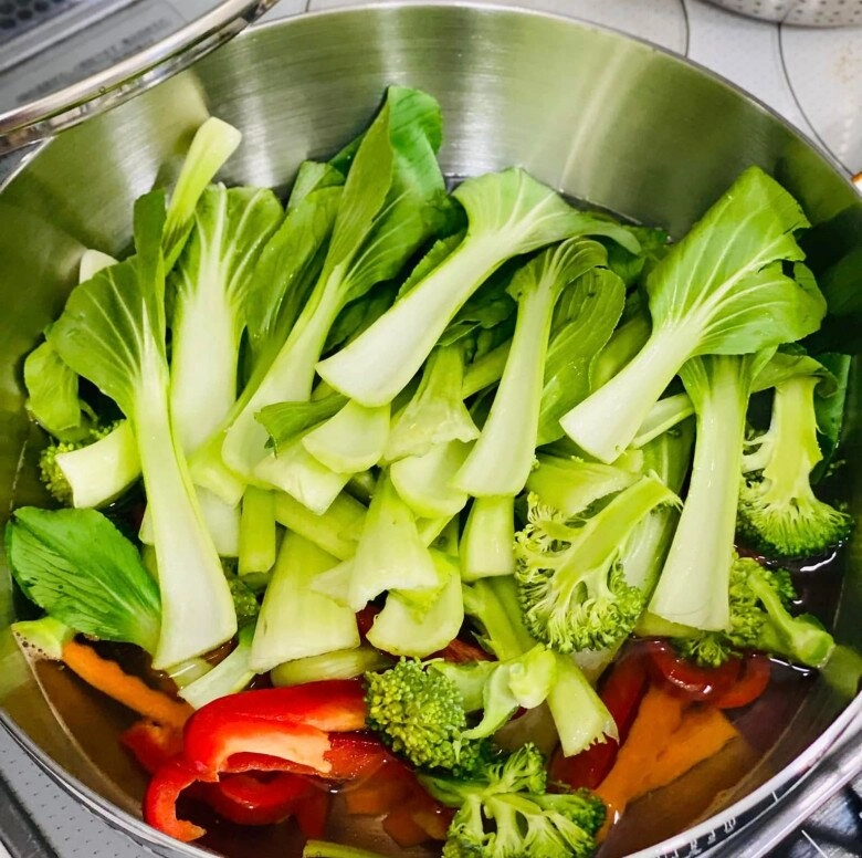 Bún xào rau củ chay thanh đạm dễ làm - 7