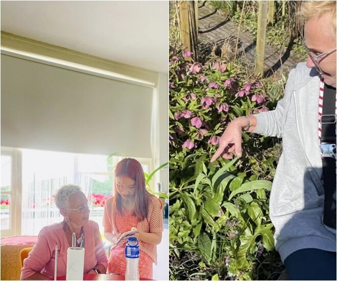 Ca sĩ thu phượng khoe khu vườn của mẹ chồng tại hà lan ngập đầy hoa thơm nhìn là thấy an yên - 1