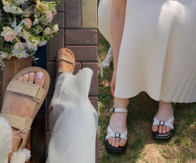 Cách chọn giày sandals chuẩn dáng chân vừa đẹp vừa thon đi hoài không mỏi - 1
