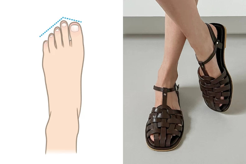 Cách chọn giày sandals chuẩn dáng chân vừa đẹp vừa thon đi hoài không mỏi - 4