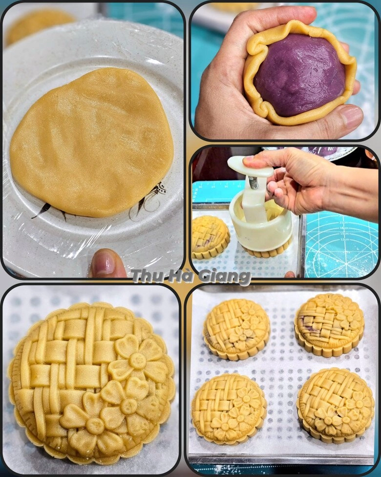 Cách làm bánh trung thu nhân mochi trứng muối độc đáo đang hot rần rần ăn một miếng là mê ngay - 6