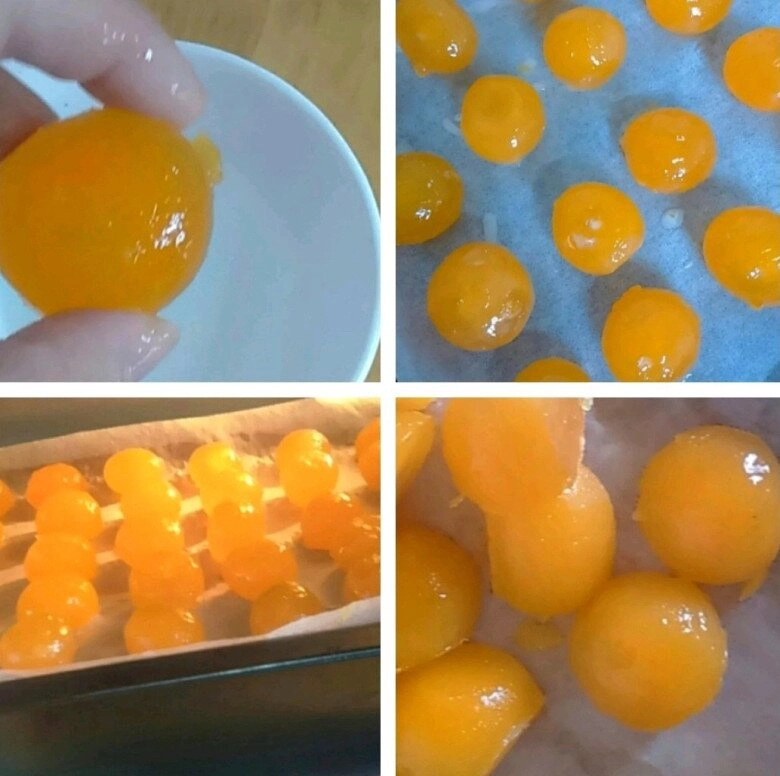 Cách làm bánh trung thu nướng nhân đậu đỏ trứng muối vừa đơn giản lại siêu ngon để ăn hoặc làm quà biếu quá tuyệt - 3