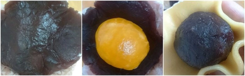 Cách làm bánh trung thu nướng nhân đậu đỏ trứng muối vừa đơn giản lại siêu ngon để ăn hoặc làm quà biếu quá tuyệt - 5