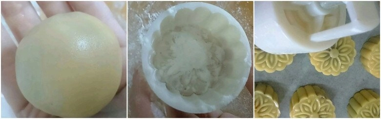 Cách làm bánh trung thu nướng nhân đậu đỏ trứng muối vừa đơn giản lại siêu ngon để ăn hoặc làm quà biếu quá tuyệt - 6