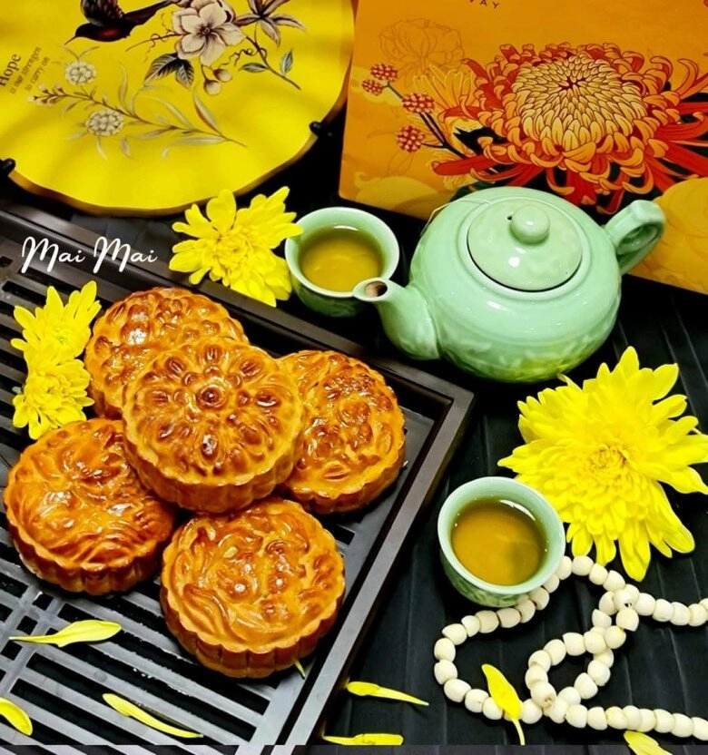 Cách làm bánh trung thu nướng thập cẩm vừa ngon lại dễ thực hiện của mẹ đảm hà nội chị em hãy thử ngay - 2