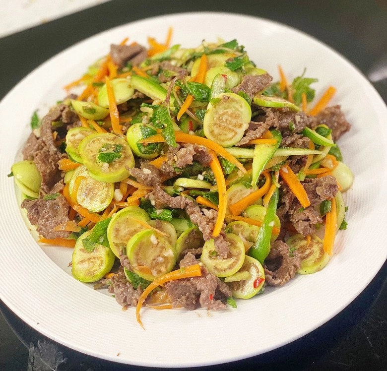 Cách làm gỏi bò cà pháo tươi ngon thanh mát lại lạ miệng cho bữa cơm ngày hè của mẹ đảm - 5