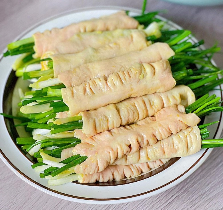 Cách làm khấu đuôi nhồi hành lá nướng thơm lừng béo ngậy cho ông xã lai rai ngon đã miệng - 6