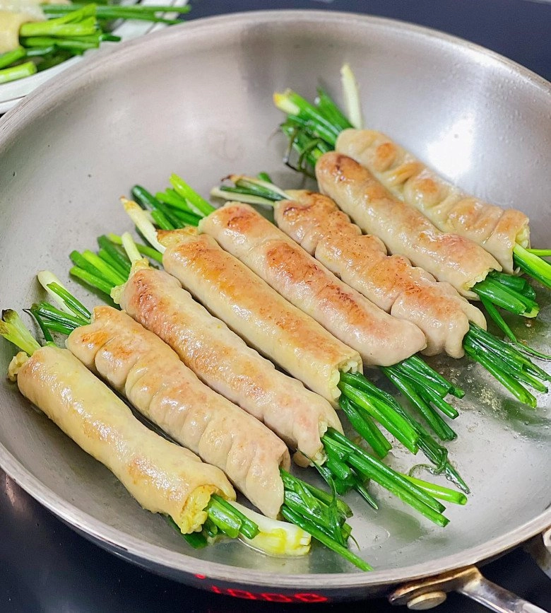 Cách làm khấu đuôi nhồi hành lá nướng thơm lừng béo ngậy cho ông xã lai rai ngon đã miệng - 8